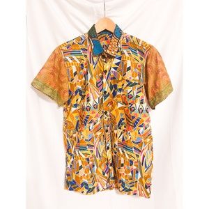 Handmade Artistic Button Up